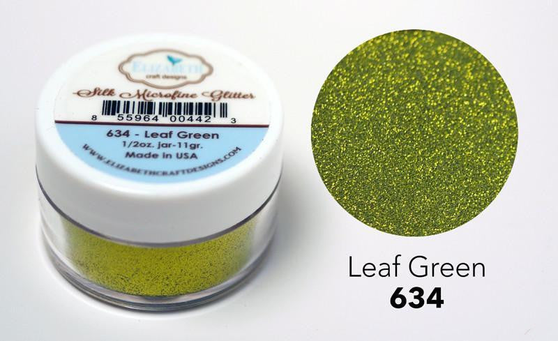 Elizabeth Craft Designs Silk Microfine Glitter - Leaf Green 0.5oz