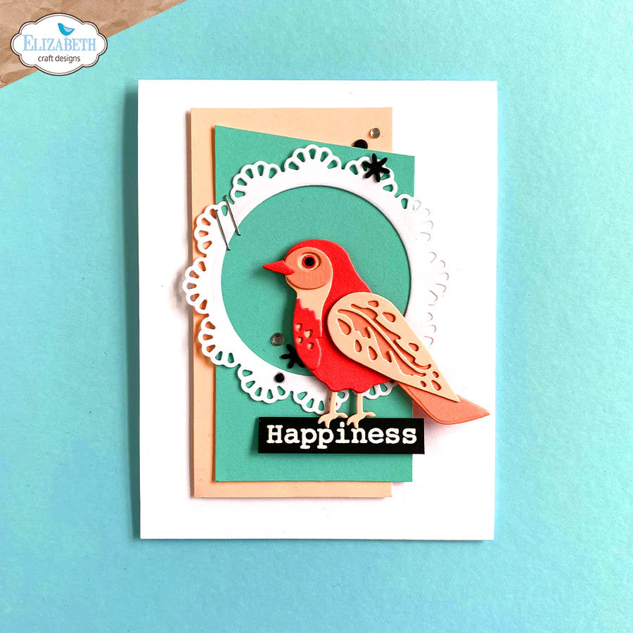Elizabeth Craft Designs Juego de troqueles de pájaros en capas Everyday Elements