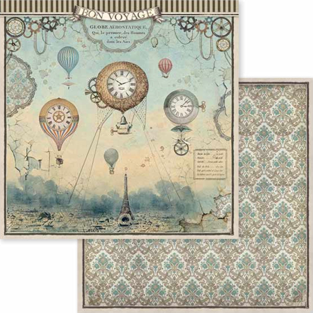 Stamperia Voyages Fantastiques 12” x 12” Paper Pack
