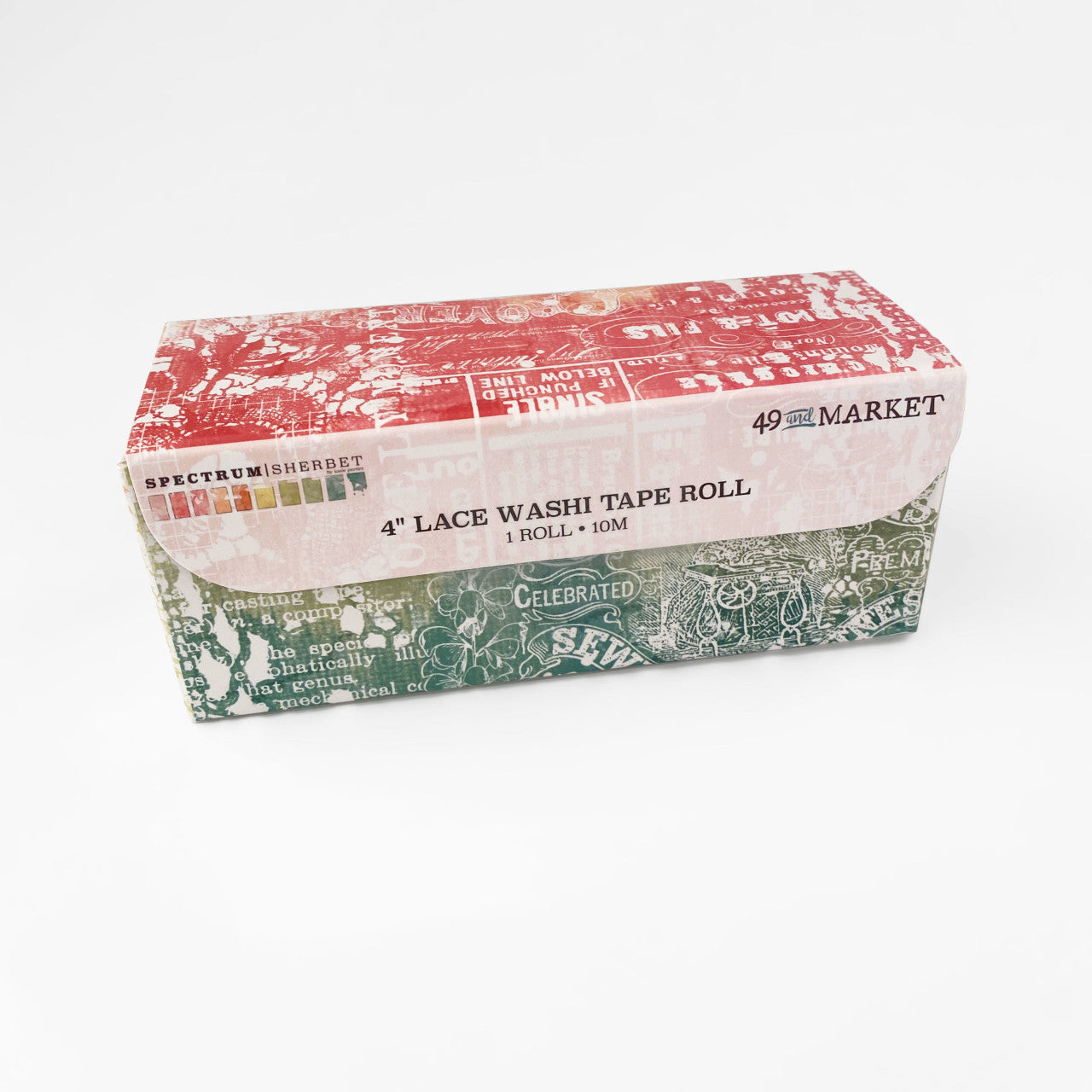 49 & Market Spectrum Sherbet - 4” Lace Washi Tape Roll
