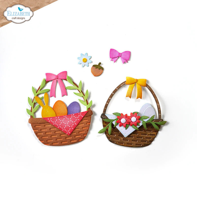 Elizabeth Craft Designs Juego de troqueles de cesta de Pascua