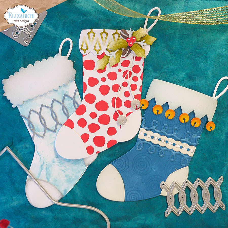 Elizabeth Craft Designs Kerstkousstansenset