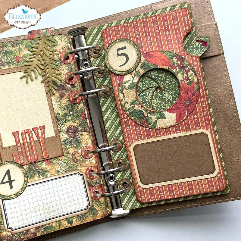 Elizabeth Craft Designs Juego de troqueles de metal con persiana Iris