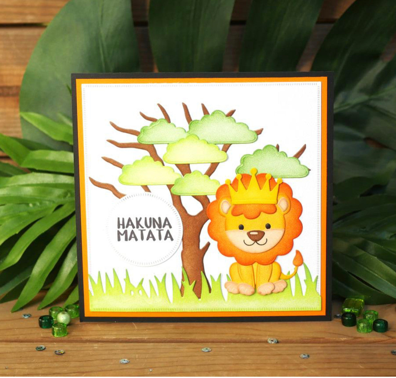 Elizabeth Craft Designs Safari Sayings-stempelset