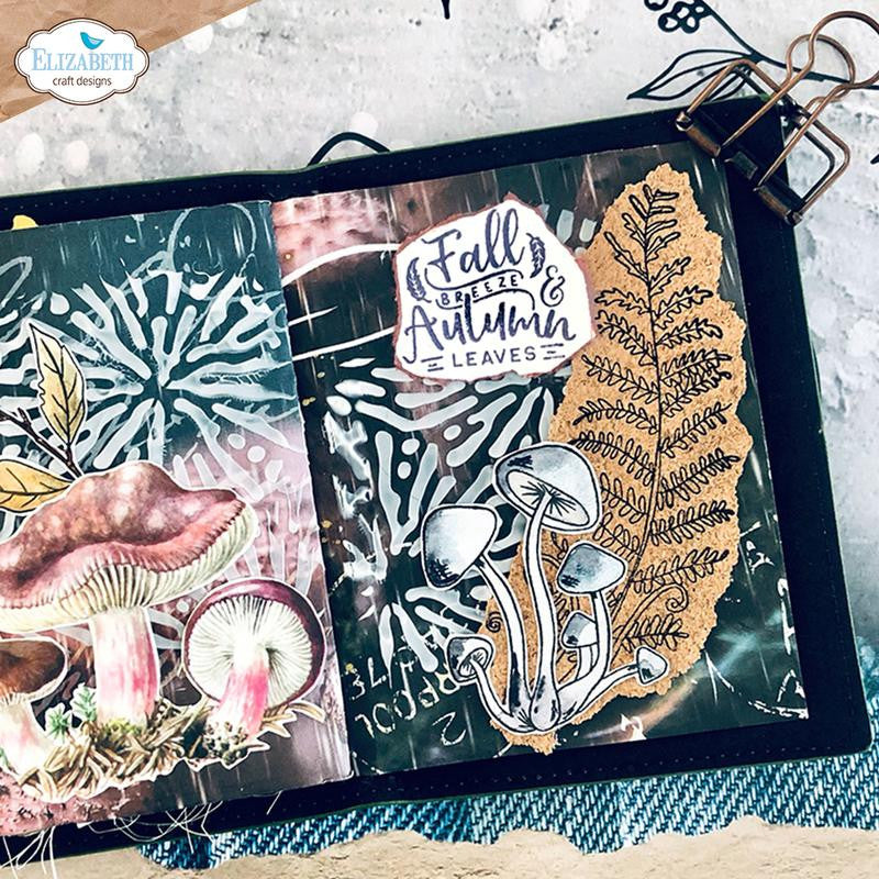 Elizabeth Craft Designs herfstbladeren stempelset