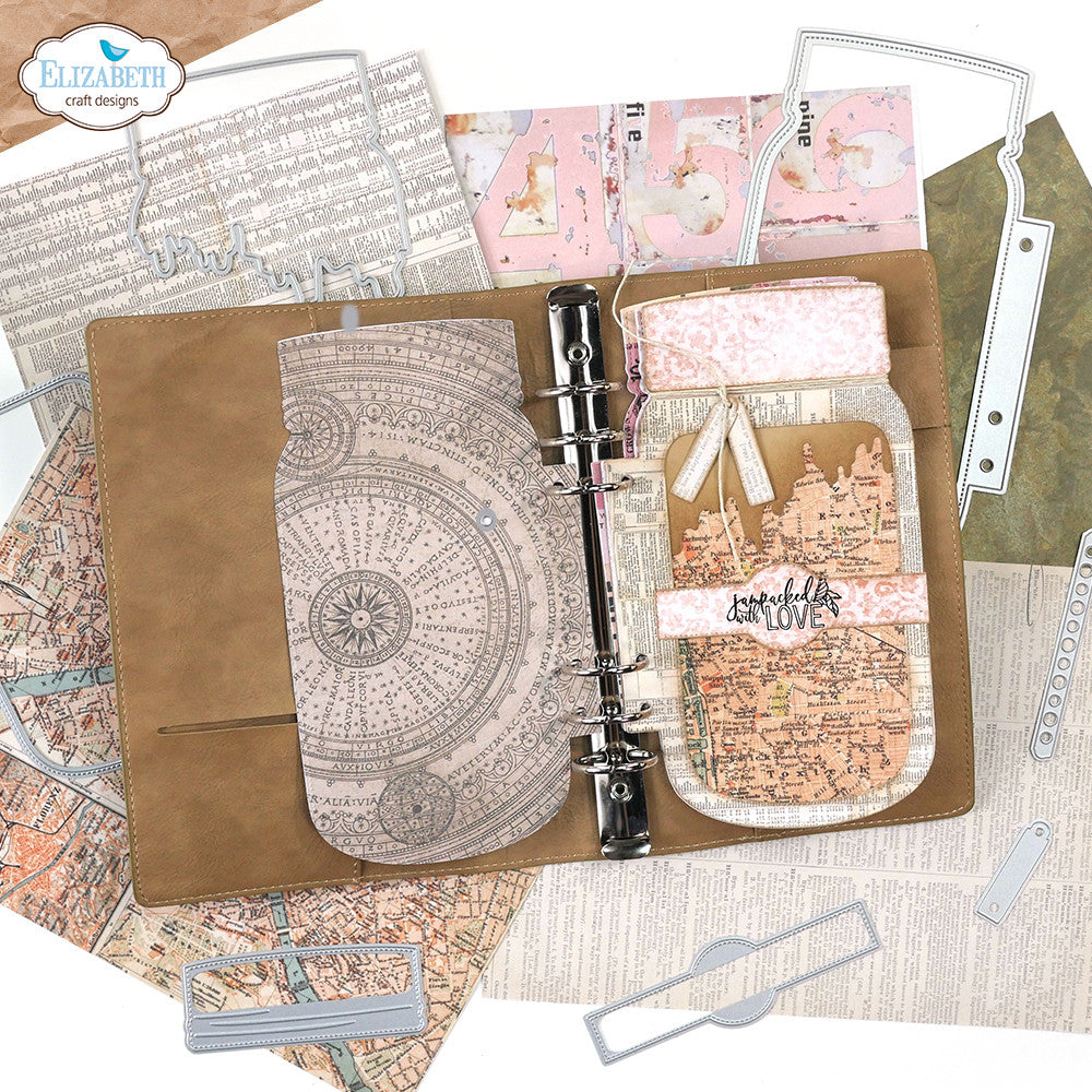 Elizabeth Craft Designs Mason Jar / Sneeuwbol speciale kit