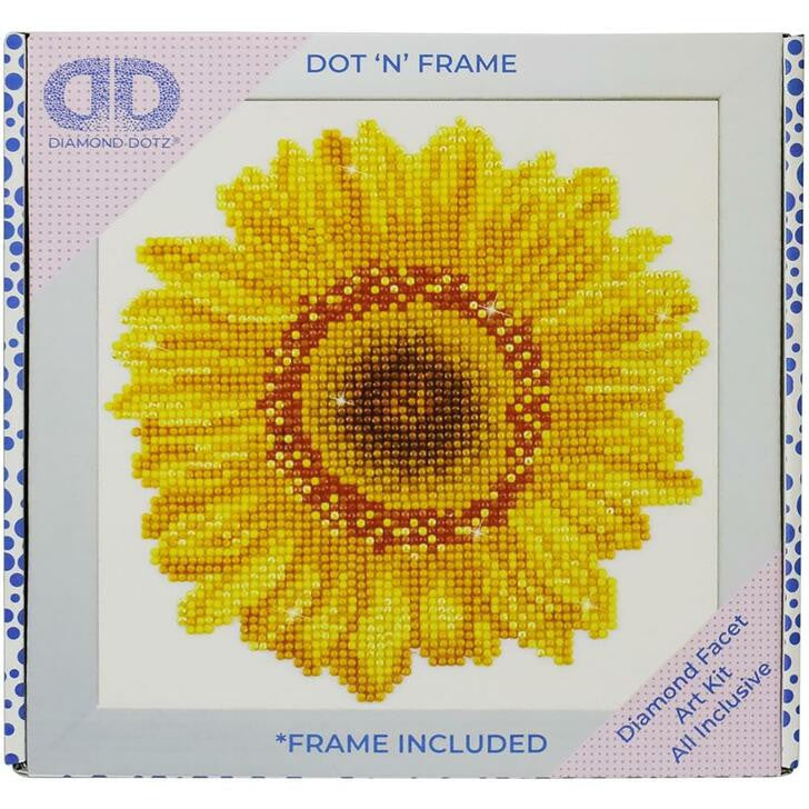 Diamond Dotz Happy Day Sunflower with Frame