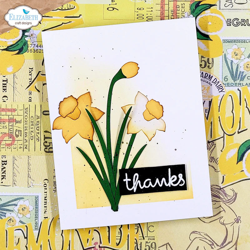 Troquel de narcisos de Elizabeth Craft Designs