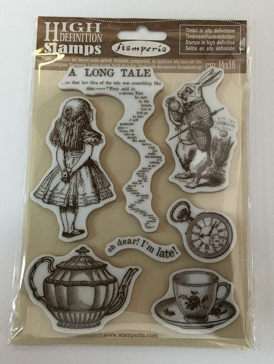 Stamperia Sellos Alta Definición Alicia