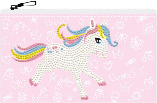 Diamond Dotz Pony Frolic Zipper Pouch