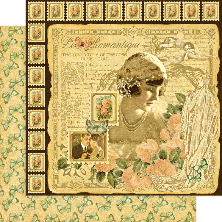 Gráfico 45 Le Romantique 12” x 12” Edición de coleccionista de lujo