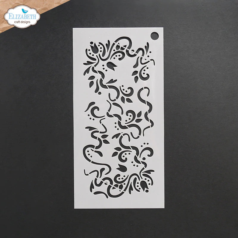 Elizabeth Craft Designs Floral Stencils (4 pk)