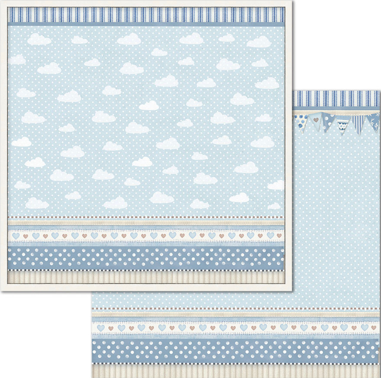 Paquete de papel Stamperia Little Boy 12" x 12"