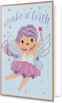 Diamond Dotz Pixie Make A Wish Greeting Card
