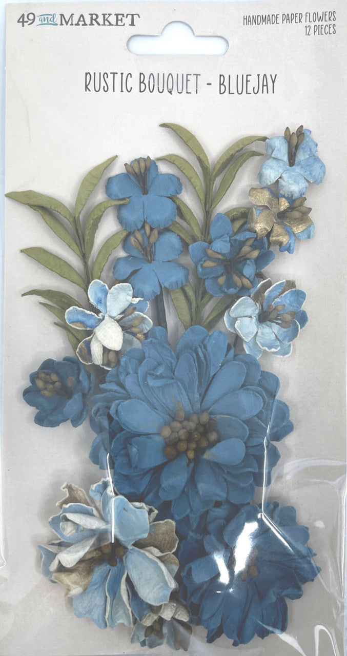 49 en markt rustieke boeketbloemen - Bluejay