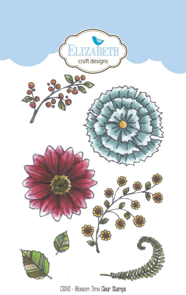 Elizabeth Craft Blossom Time duidelijke stempel