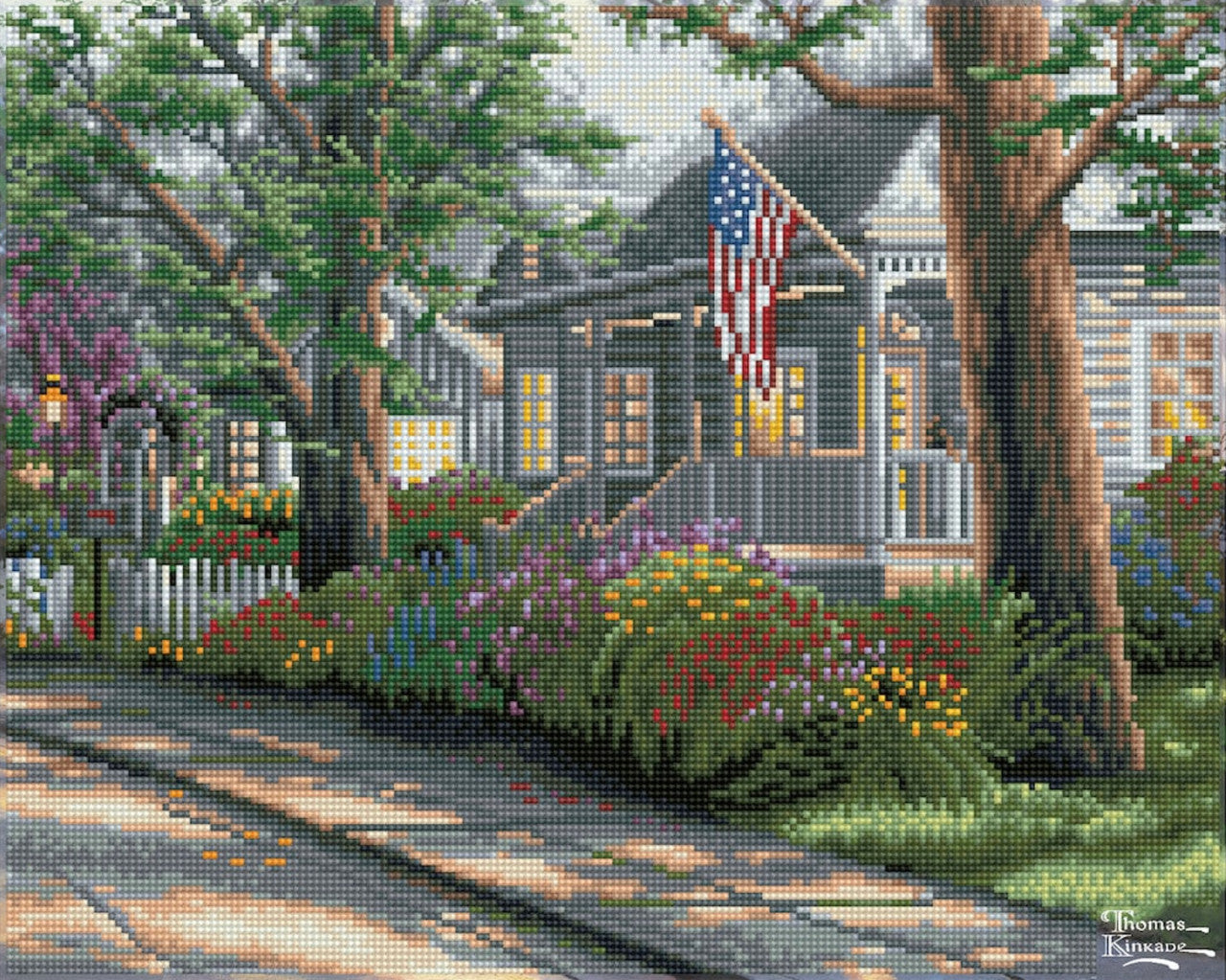 Diamond Dotz Hometown Pride - Thomas Kinkade