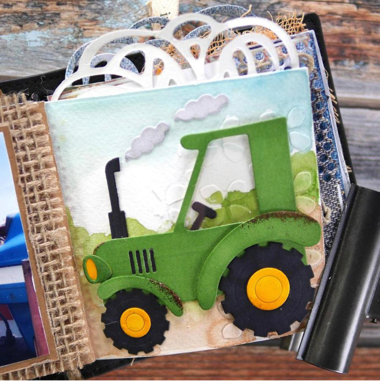 Elizabeth Craft Tractor stansenset