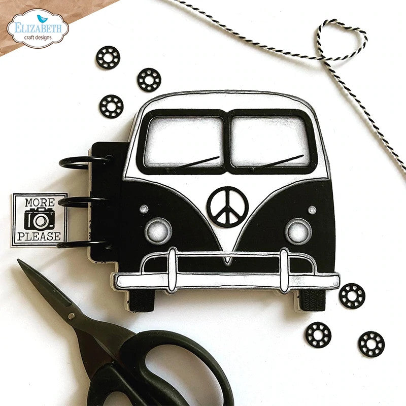 Elizabeth Craft Designs Retro Bus *Speciale kit*