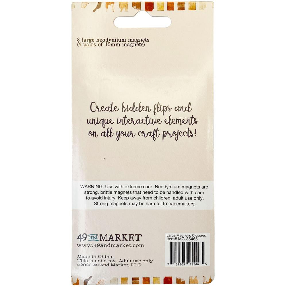49 & Market Magnetic Closures - Large