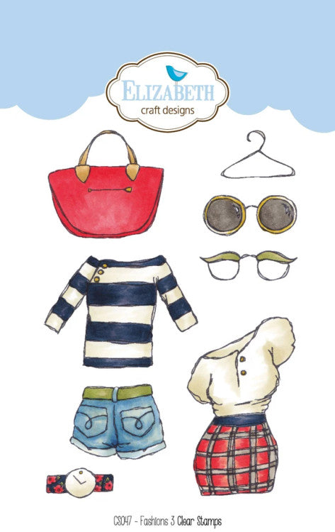 Elizabeth Craft Fashions 3 Duidelijke stempel