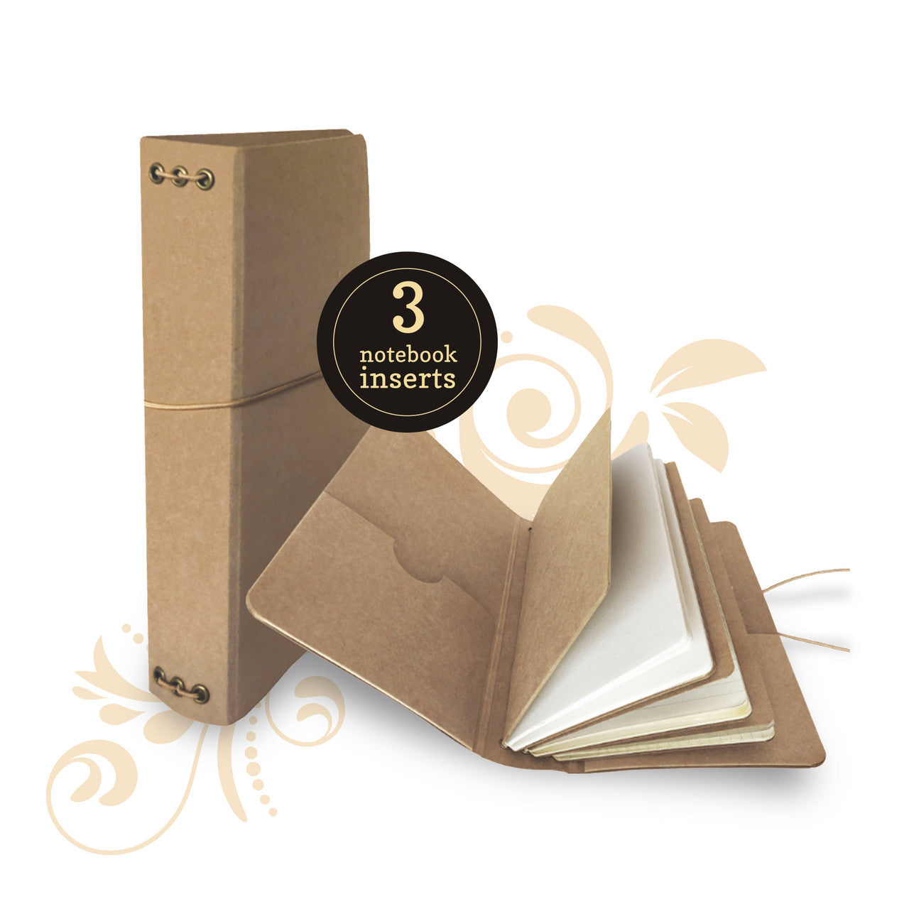 Graphic 45 Travel Album with Notebook Set Kraft