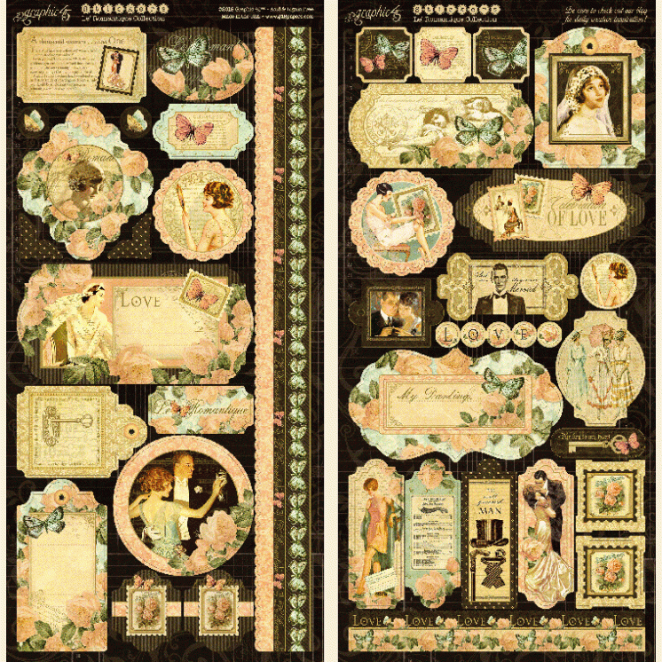Gráfico 45 Le Romantique 12” x 12” Edición de coleccionista de lujo