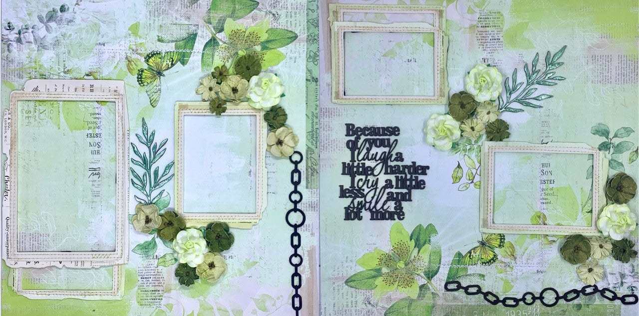 Spectrum Limeade lay-out van 2 pagina's