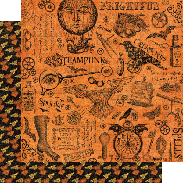 Graphic 45 Steampunk Spells 12” x 12” Deluxe Collector’s Edition