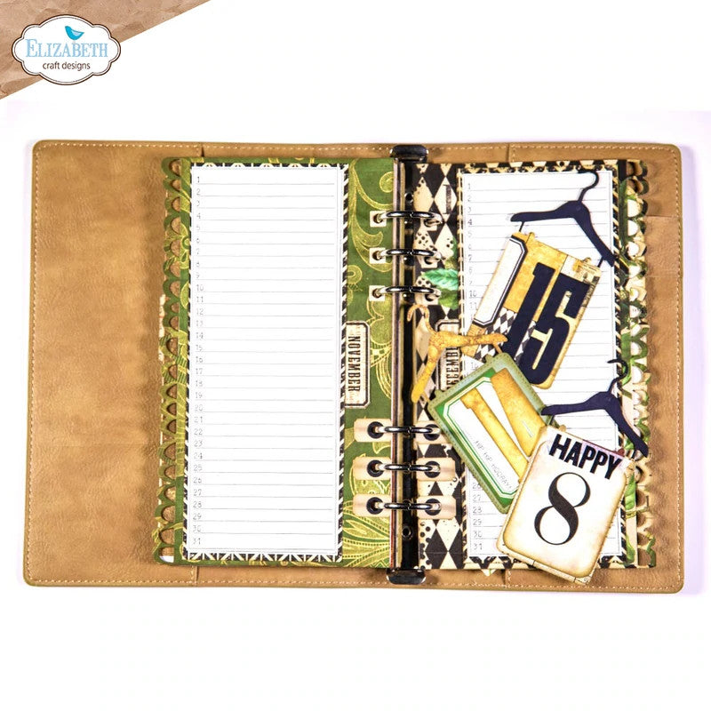 Elizabeth Craft Designs Juego de troqueles de metal con números grandes