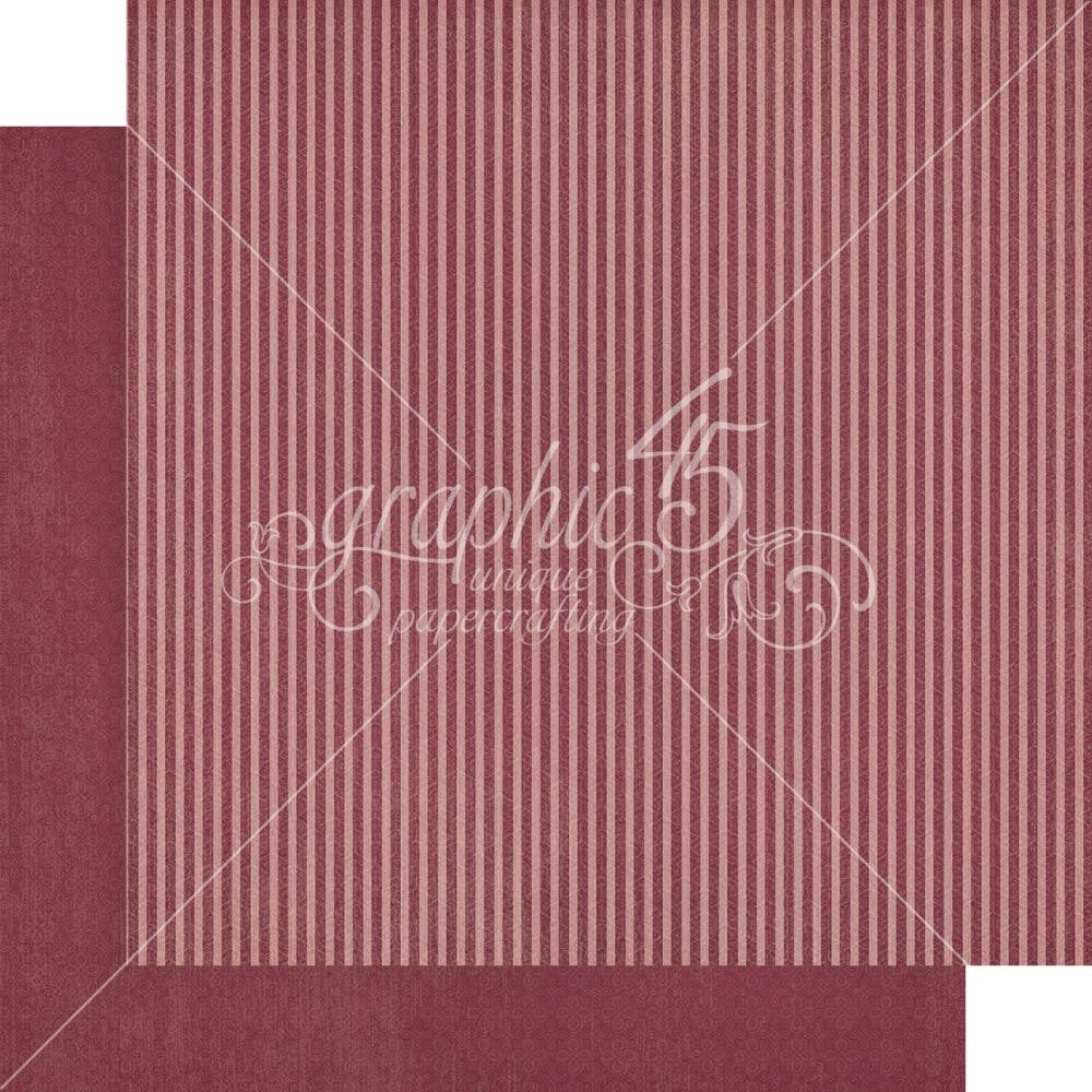 Graphic 45 Blossom 12” x 12” Patterns and Solids Paper Pad