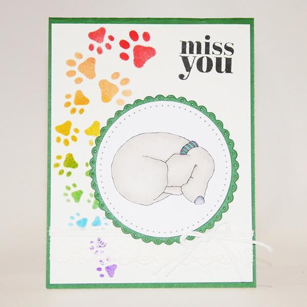 Elizabeth Craft Dreamers duidelijke stempel