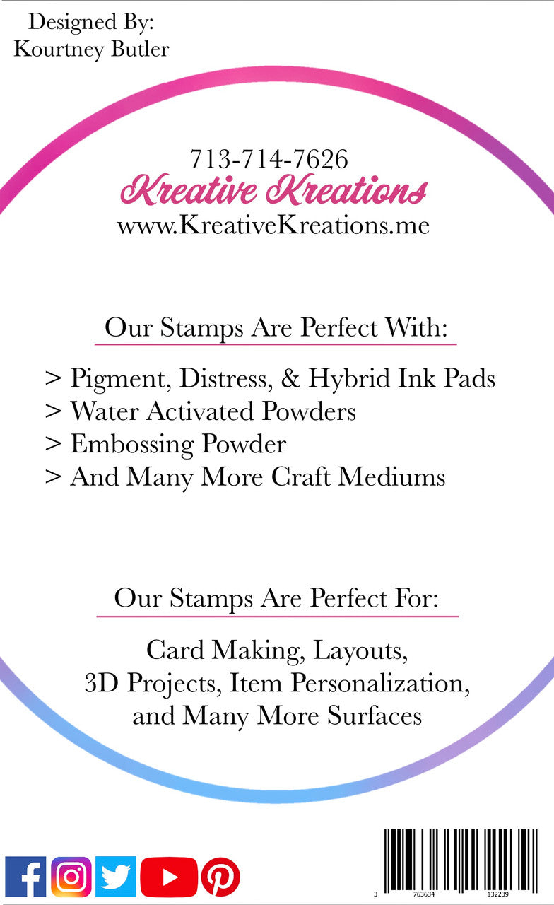 Kreative Kreations Watercolor Daydream Stamp Set