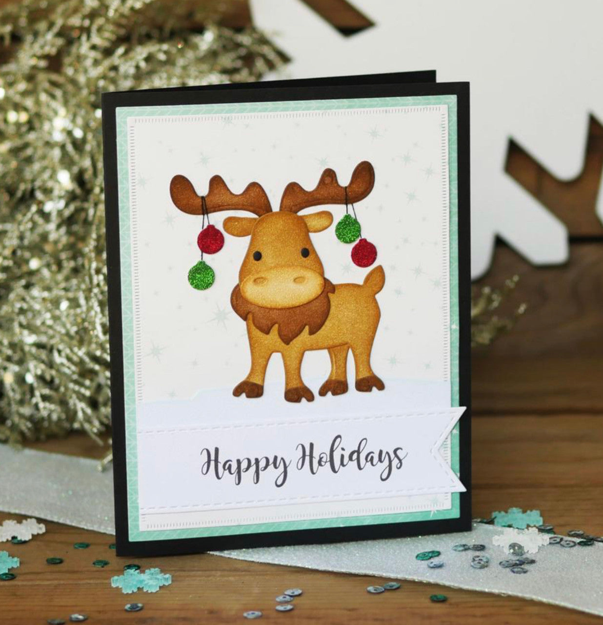 Elizabeth Craft Designs klassieke kerststempelset