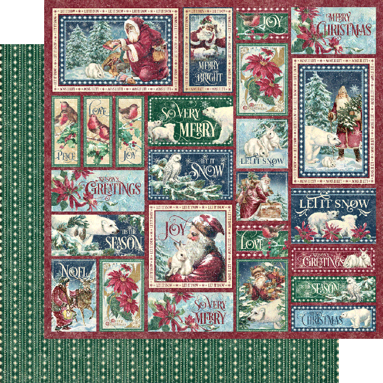 Graphic 45 Let It Snow 12” x 12” Collection Pack