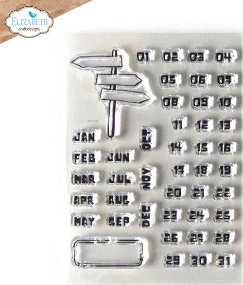 Elizabeth Craft alle datums duidelijke stempel