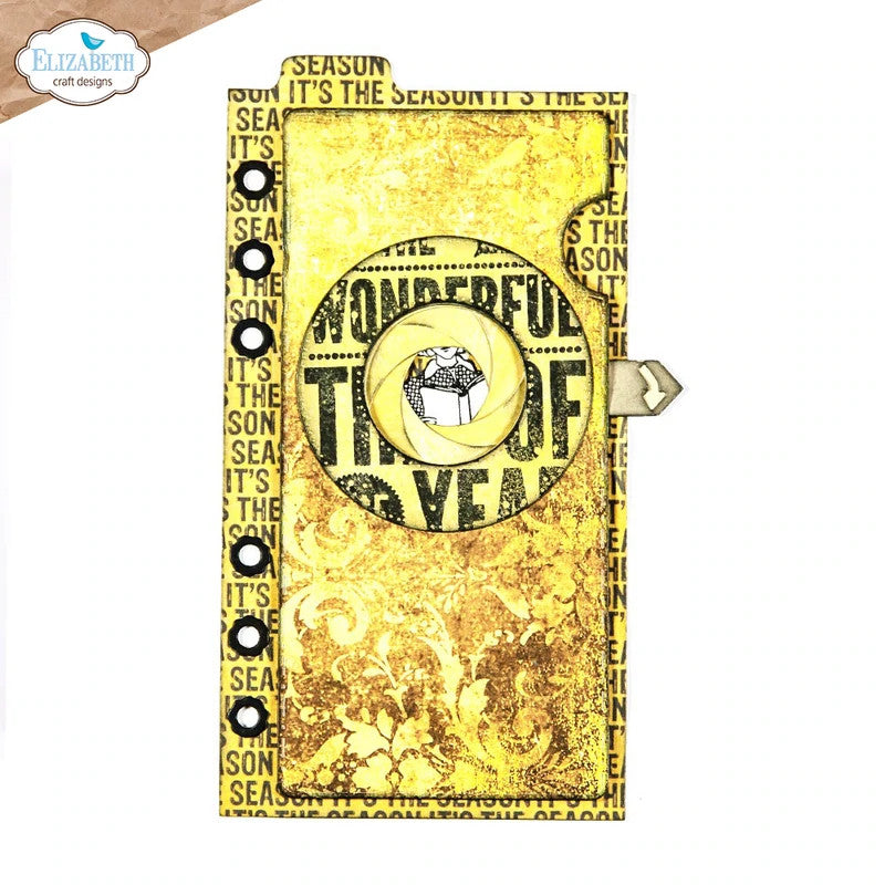 Elizabeth Craft Designs Juego de troqueles de metal con persiana Iris
