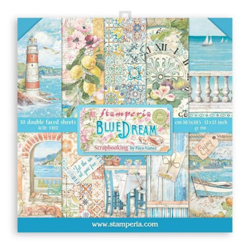 Stamperia Blue Dream 30 x 30 cm papiercollectie