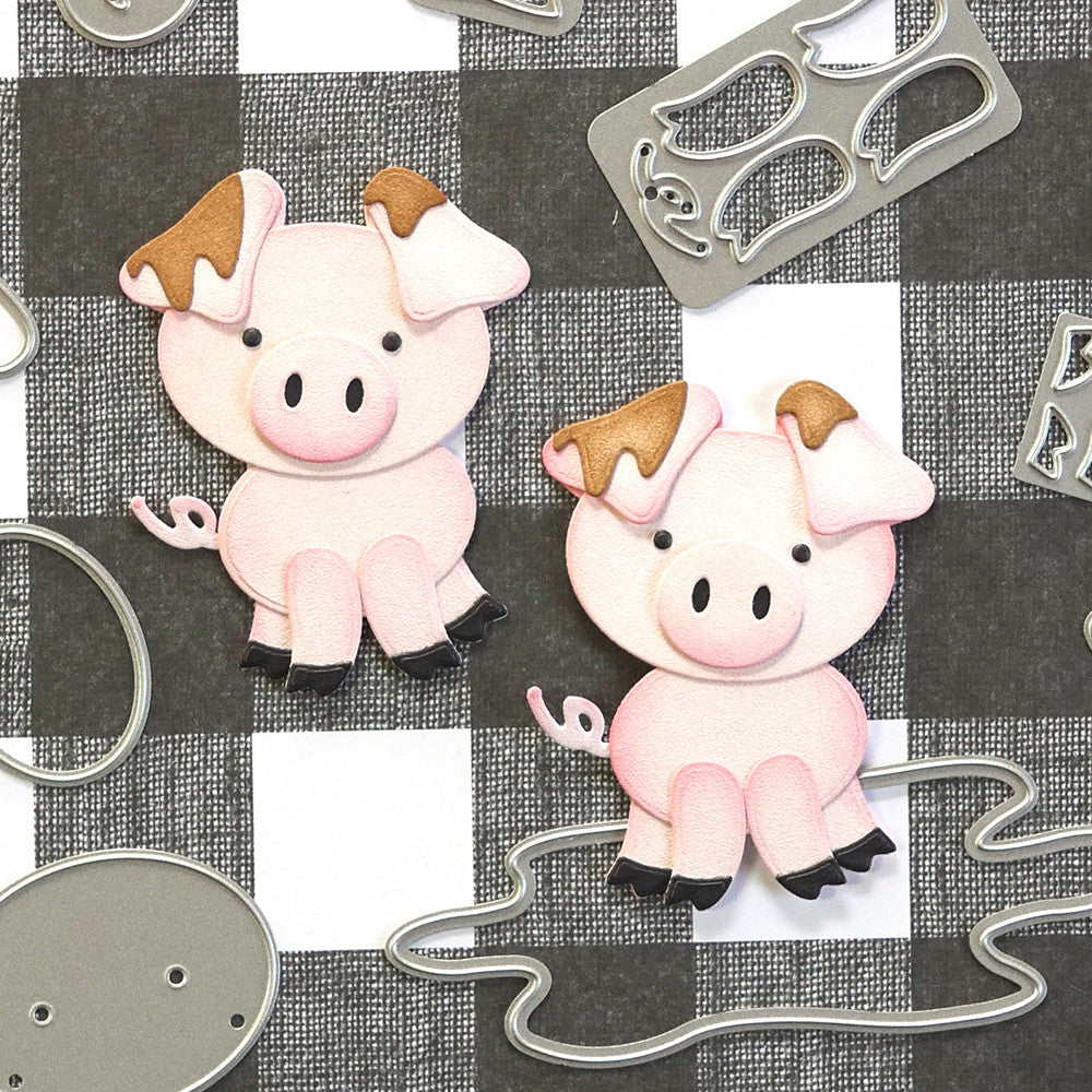Juego de troqueles de cerdo Elizabeth Craft