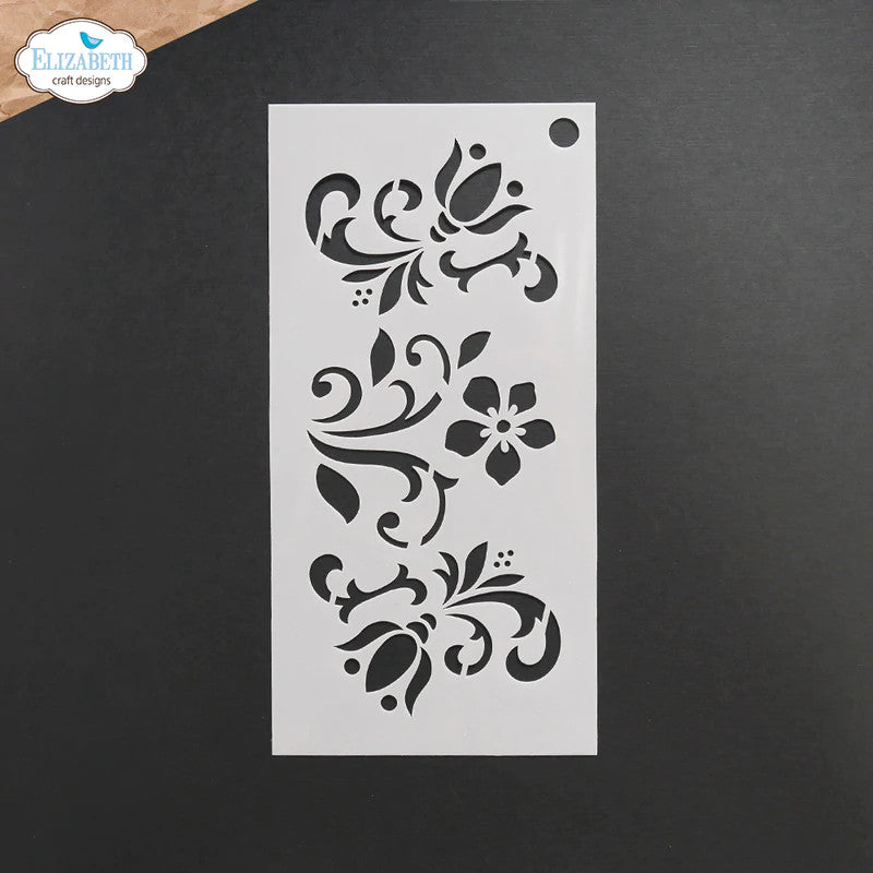 Elizabeth Craft Designs Floral Stencils (4 pk)