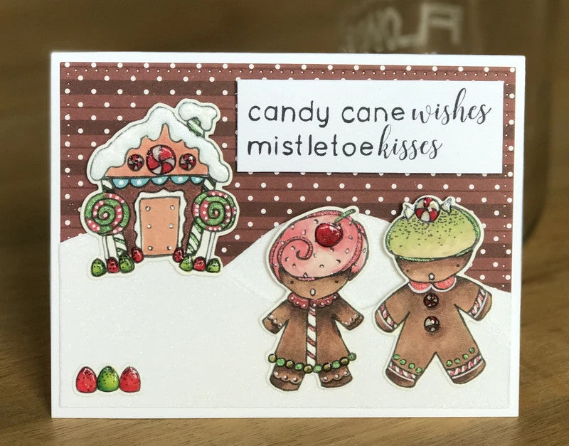 Elizabeth Craft Candy Land duidelijke stempel