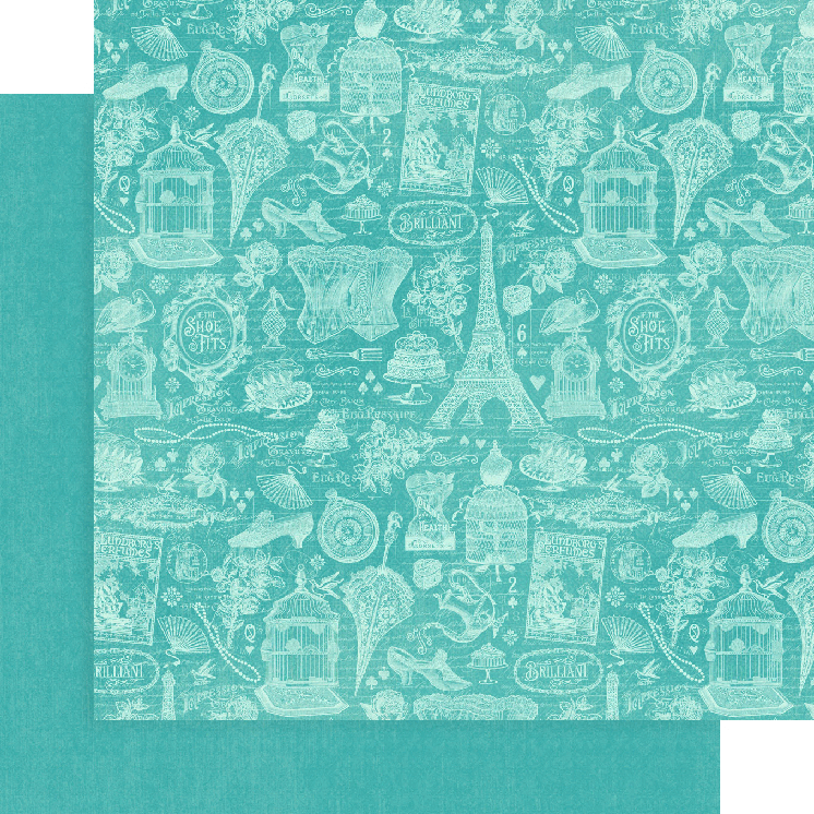 Graphic 45 Ephemera Queen 12” x 12” Patterns and Solids