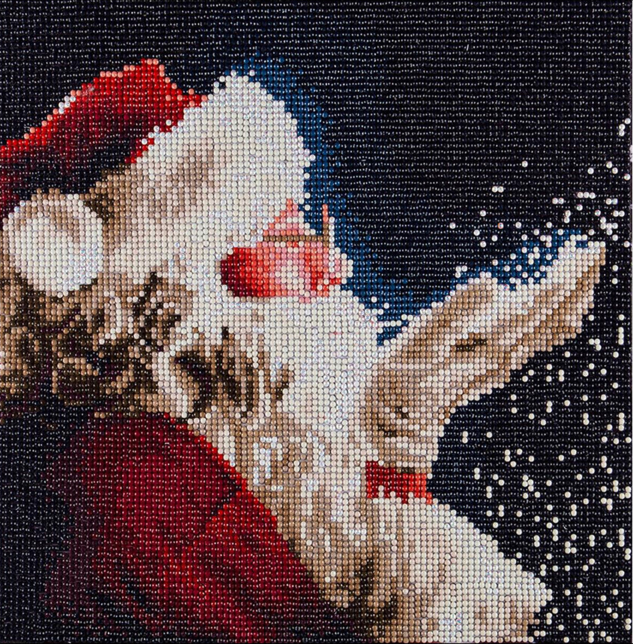 Diamond Art Holiday Santa