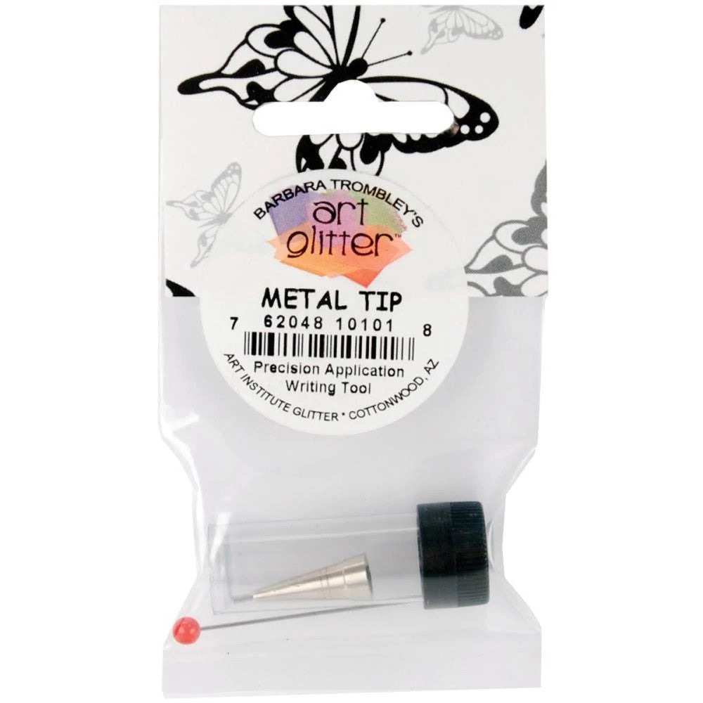 Art Glitter Glue Metal Tip w/Stainless Pin - Kreative Kreations