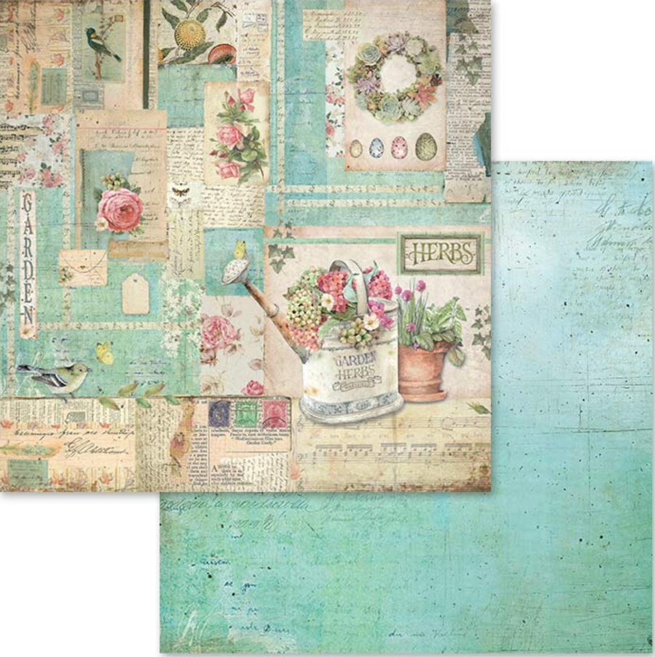 Stamperia Garden Paper Pack 12” x 12”