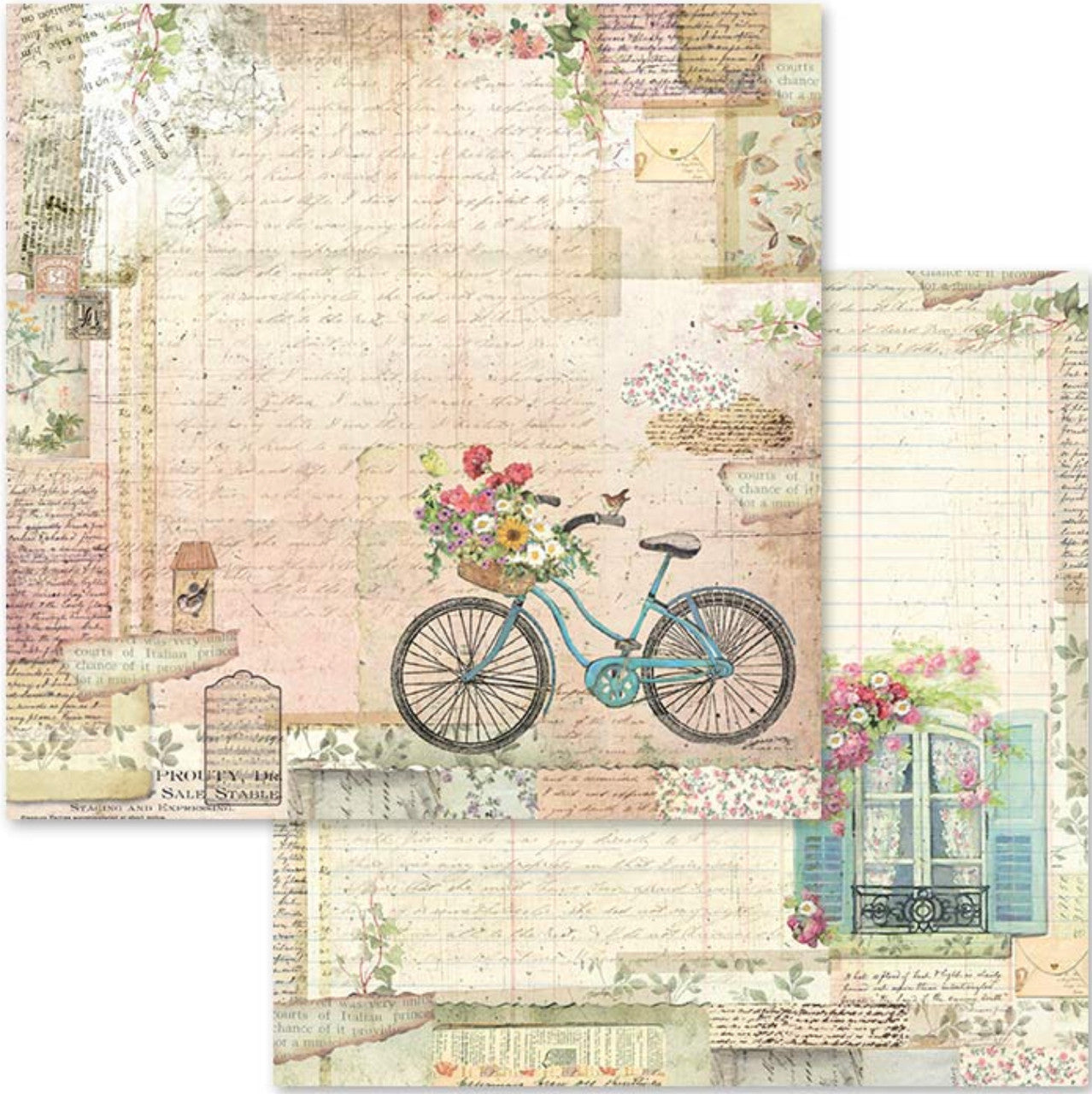 Stamperia Garden Paper Pack 12” x 12”