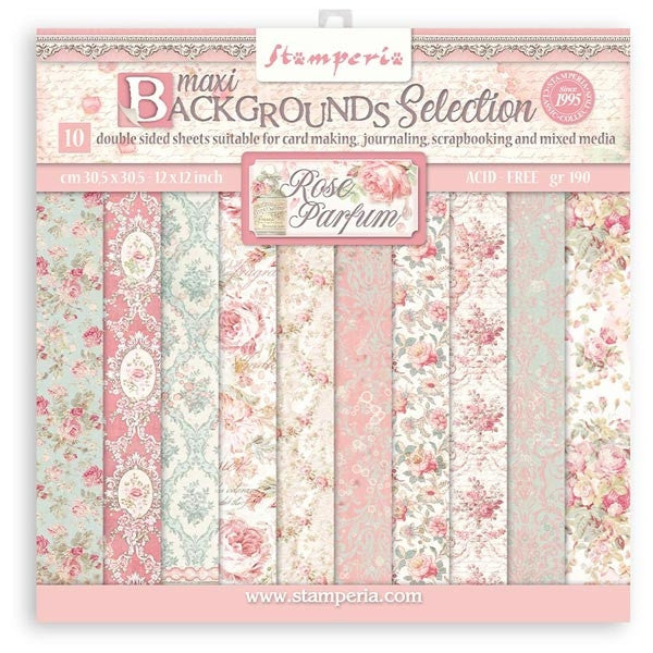 Stamperia You and Me Collection 12x12 Scrapbooking Paper Pad Double Sided Paper  12 X12 Inch 