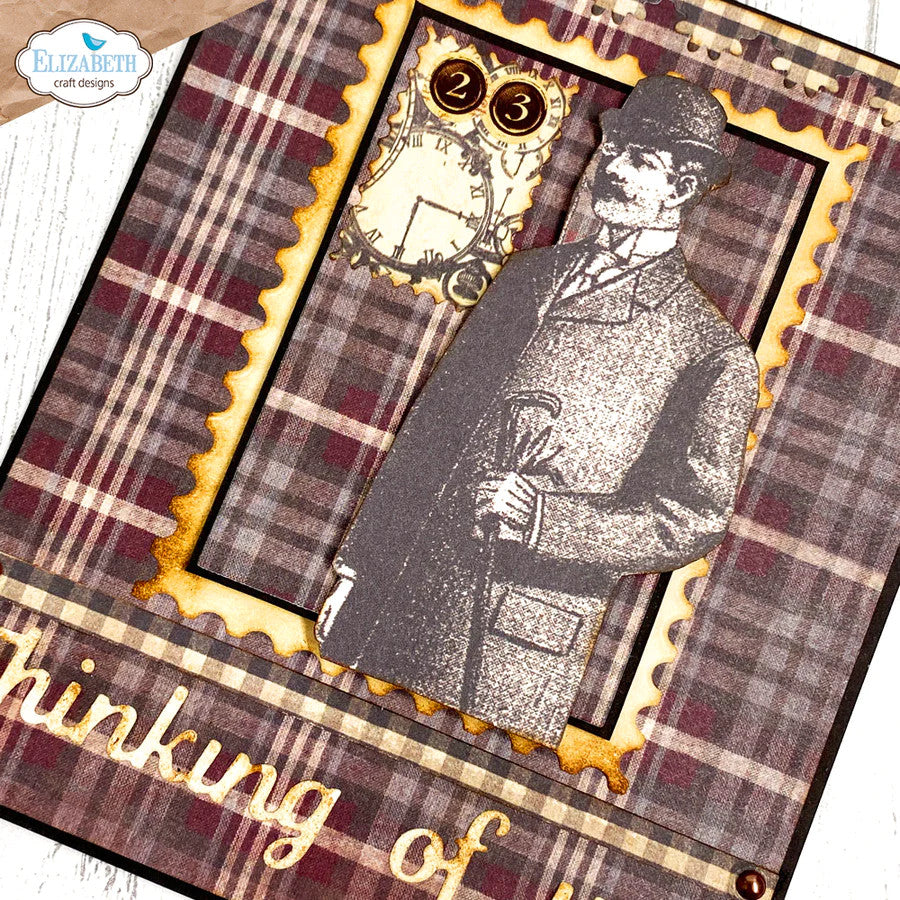 Elizabeth Craft Designs Juego de troqueles para sellos postales Everyday Elements
