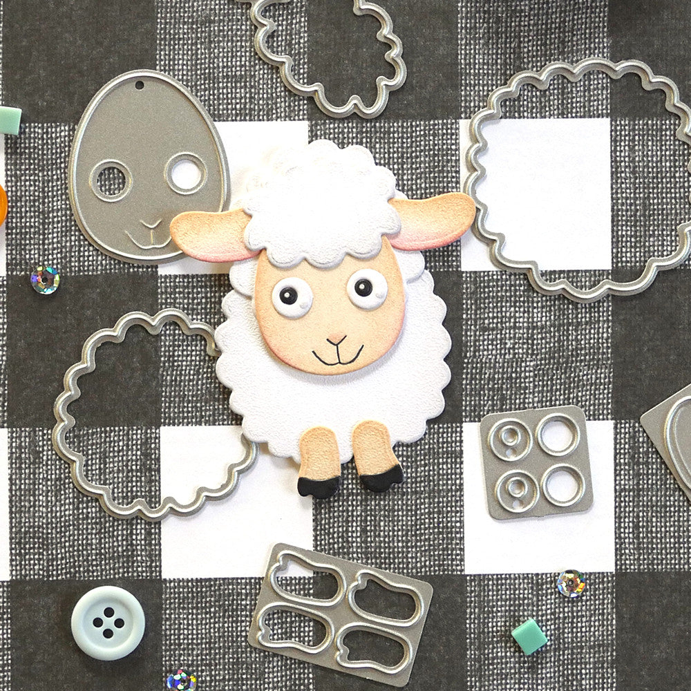Juego de troqueles de oveja Elizabeth Craft