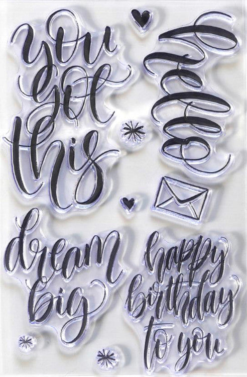 Elizabeth Craft Hallo duidelijke stempel